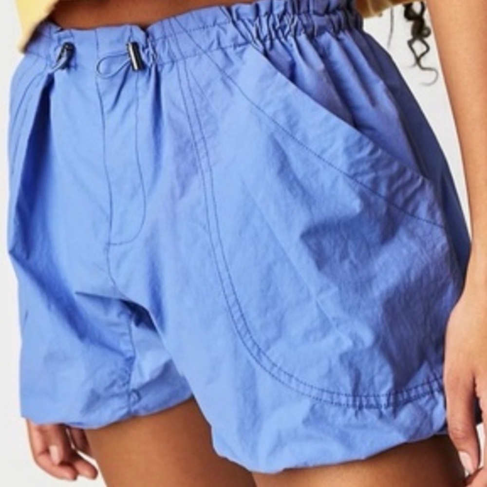 Free People Light Blue Cargo Shorts
